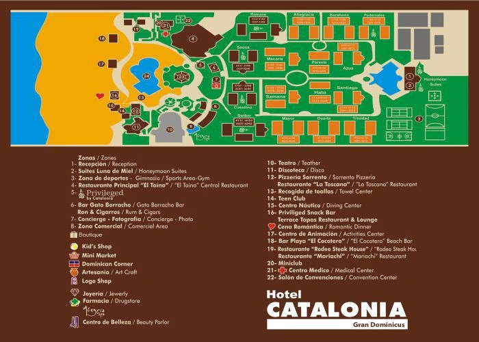 Carte Catalonia La Romana